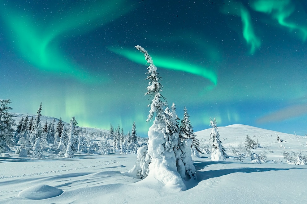 Polarlichter in Lappland