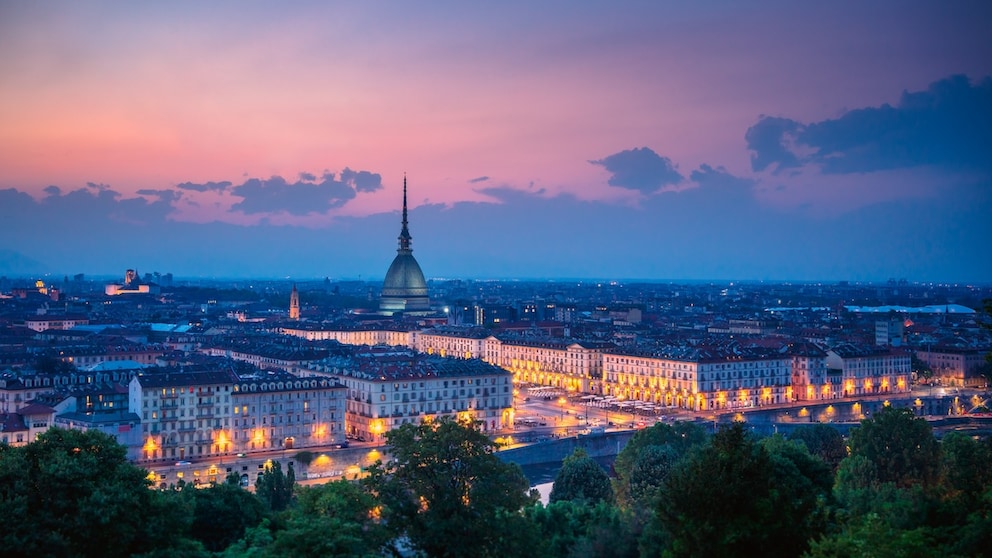 Turin bei Nacht