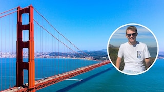 Blick auf die Golden Gate Bridge: TRAVELBOOK-Autor Florian Formen hat auf seinem Roadtrip durch den Westen der USA fast 4000 Kilometer zurückgelegt – und auch die Golden Gate Bridge gesehen