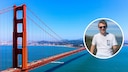 Blick auf die Golden Gate Bridge: TRAVELBOOK-Autor Florian Formen hat auf seinem Roadtrip durch den Westen der USA fast 4000 Kilometer zurückgelegt – und auch die Golden Gate Bridge gesehen