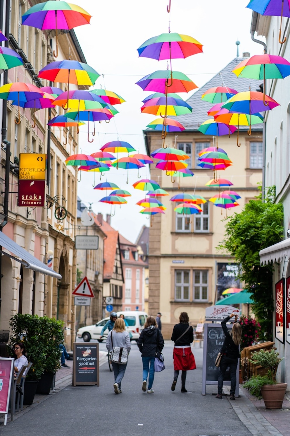 Bamberg Regenschirm-Gasse