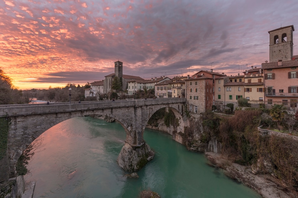 Die Teufelsbrücke ist das Wahrzeichen von Cividale del Friuli