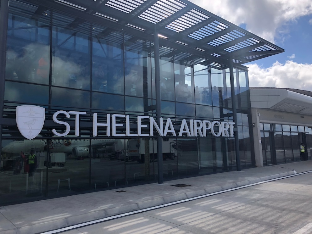 Der Flughafen von St. Helena ist einer der entlegensten weltweit