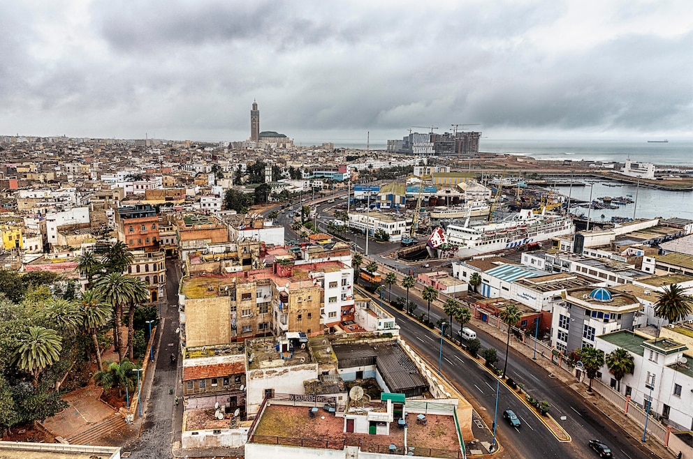 Casablanca ist eine Hafenstadt in Marokko