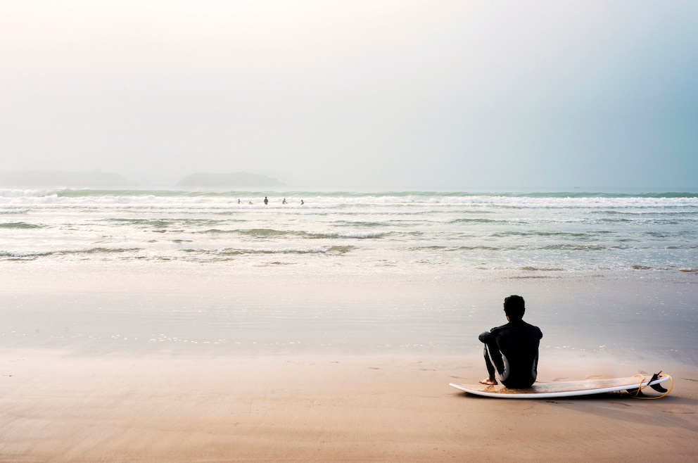 Surfer in Essaouira