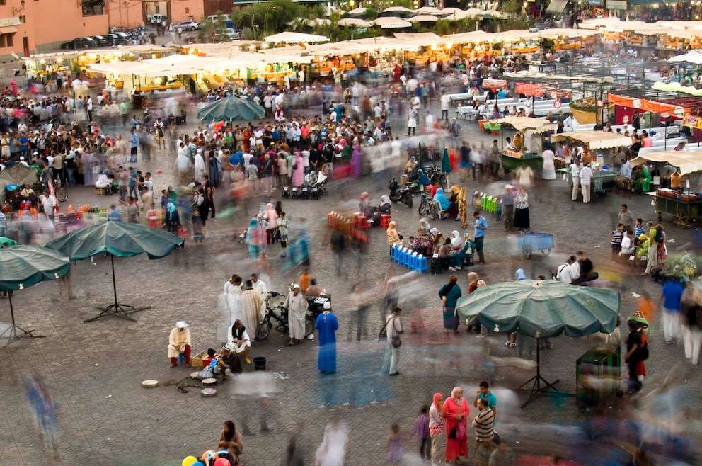 Jemaa el-Fnaa in Marrakesch