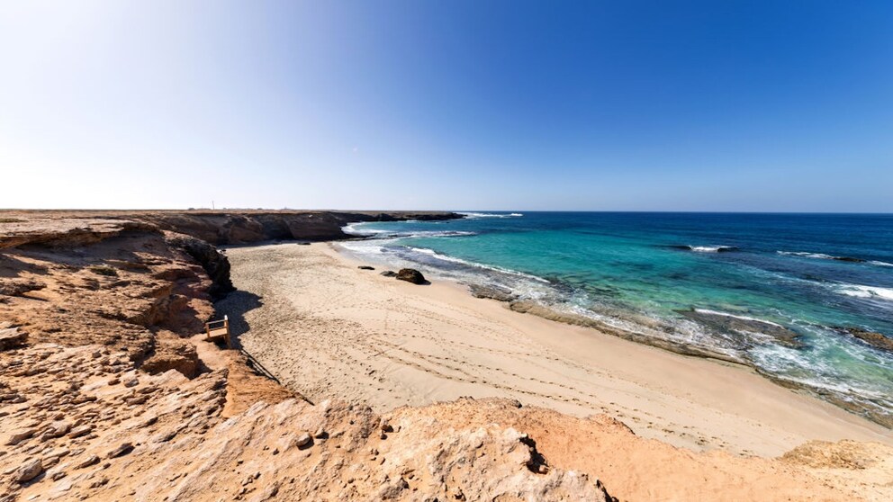 Der Strand Punta de Janida befindet sich im Süden von Fuerteventura und ist einer der schönsten Strände der Insel