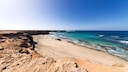 Der Strand Punta de Janida befindet sich im Süden von Fuerteventura und ist einer der schönsten Strände der Insel