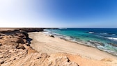 Der Strand Punta de Janida befindet sich im Süden von Fuerteventura und ist einer der schönsten Strände der Insel