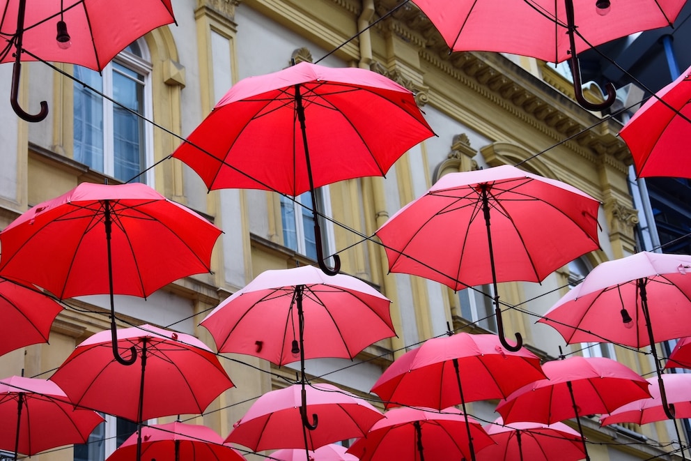 Belgrad Regenschirm-Gasse