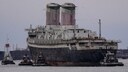 Fast 30 Jahre lag die „SS United“ im Hafen von Philadelphia. Nun tritt sie ihre endgültig letzte Reise an.