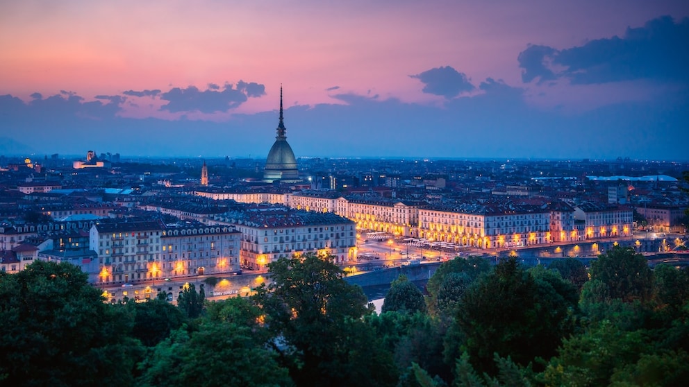 Turin bei Nacht