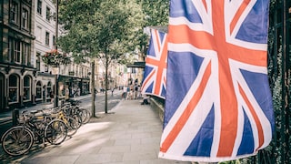 UK-Flagge in London