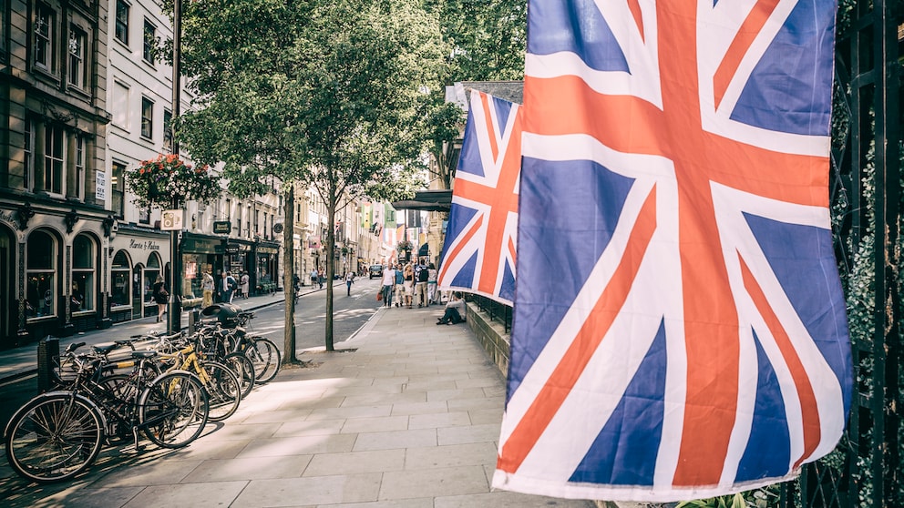 UK-Flagge in London