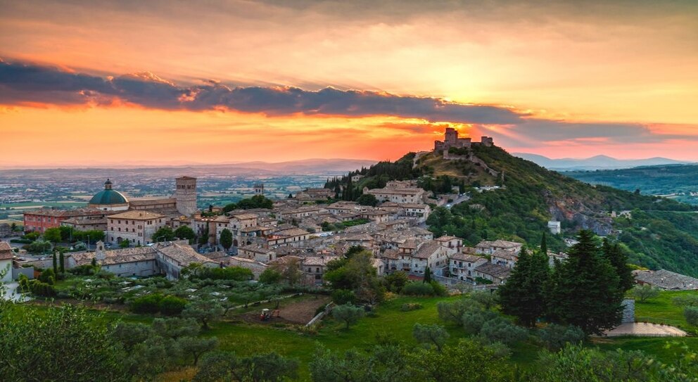 Im März ist Assisi angenehm warm und daher ein echter Geheimtipp