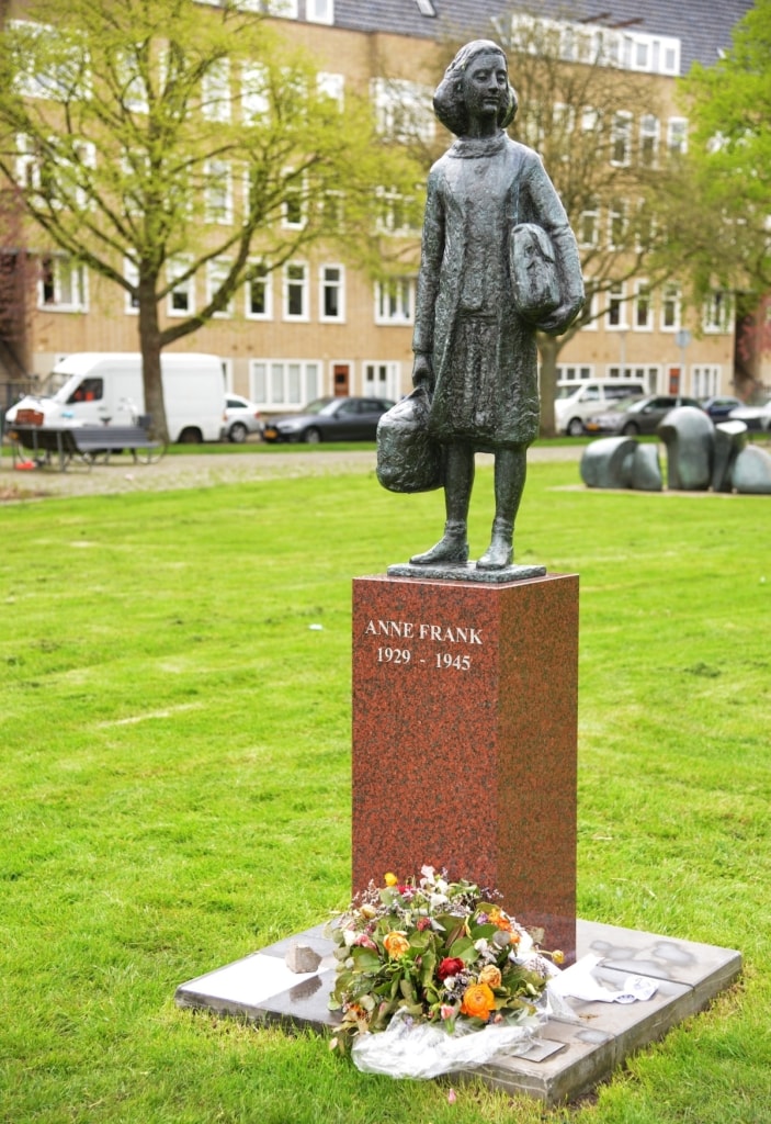 Das Anne-Frank Denkmal in Rivierenbuurt