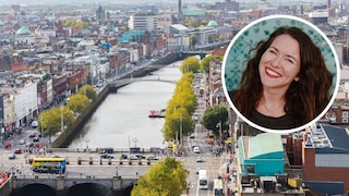 Irlands Hauptstadt Dublin und Anna Wengel (Chiodo)