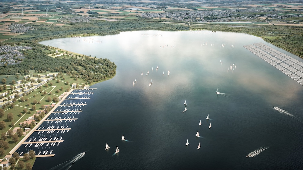 So soll der neue See in Tagebau Garzweiler aussehen
