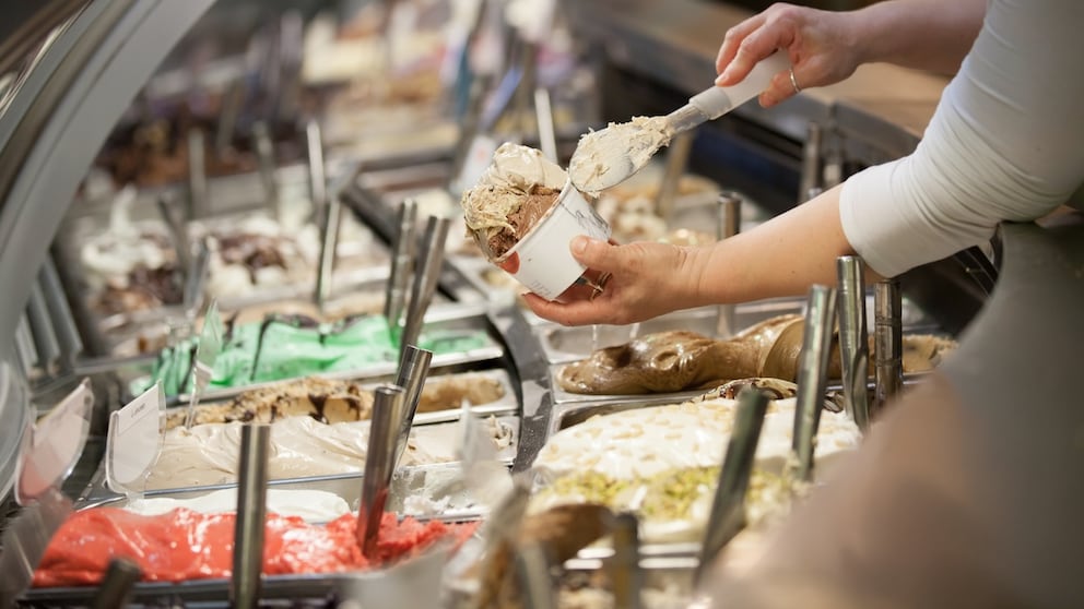 In einer kleinen Eisdiele in Deutschland kann man das beste Eis Europas probieren