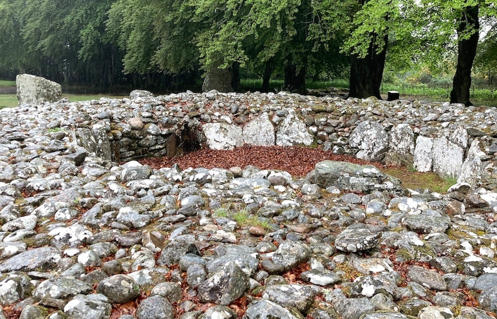 Die Clava Cairns in der Nähe von Inverness sind mehrere tausend Jahre alt