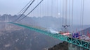 Die im Bau befindliche Huajiang-Canyon-Brücke wird bald die höchste Brücke der Welt sein