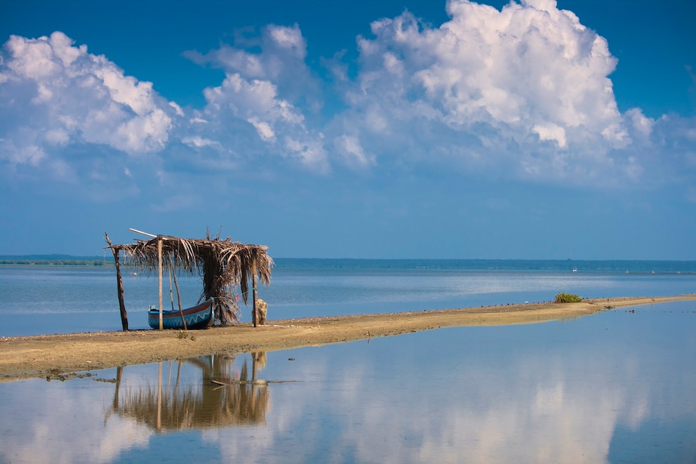 Die Lagune von Kalpitiya ist ideal zum Kitesurfen