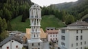 Der weiße Turm mit dem Namen „Tor Alva“ in Mulegns ist das höchste 3D-gedruckte Bauwerk der Welt