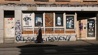 Heruntergekommene Gebäude in Gelsenkirchen