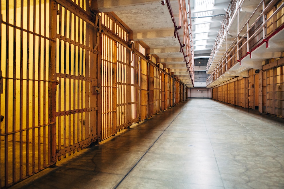 Zellenblock in Alcatraz