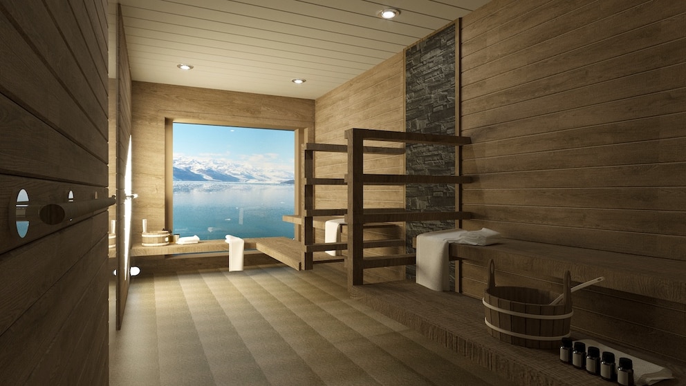 Schiff der Frauen-Kreuzfahrt verfügt über eine Sauna