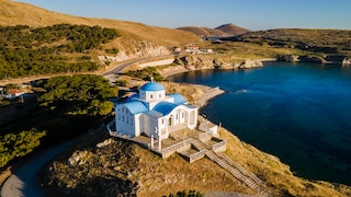 Die Kirche von Agios Nikolaos befindet sich auf der griechischen Insel Lemnos