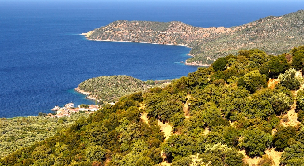 Die Insel gilt nicht nur als drittgrößte, sondern auch als eine der grünsten Inseln Griechenlands