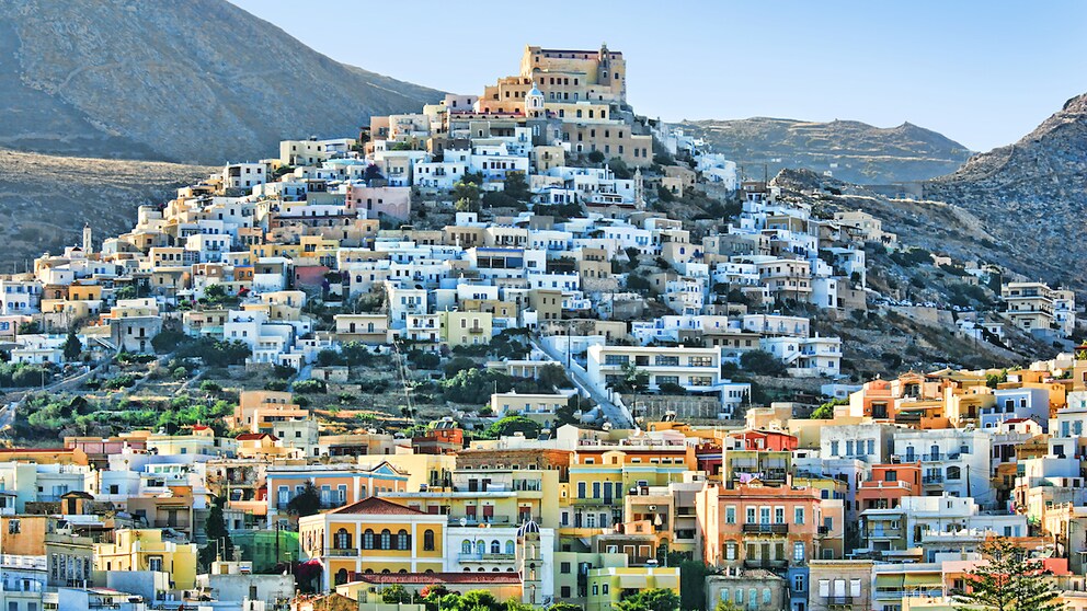 Syros wirkt auf den ersten Blick eher italienisch als griechisch