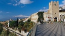 Von Taormina aus hat man einen fantastischen Blick auf den Vulkan Ätna