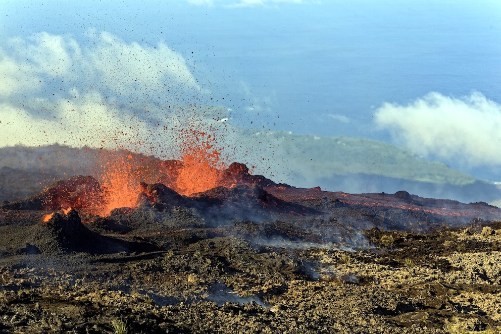 Der bislang letzte Ausbruch des Piton de la Fournaise passierte im Juni 2023