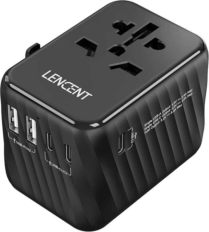 LENCENT Reiseadapter Weltweit