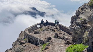 Der Blick vom Mirador del Espigón del Roque auf La Palma ist wahrhaft einzigartig
