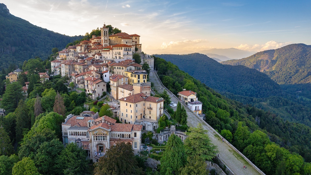 Sacro Monte of Varese in der Lombardei, Italien