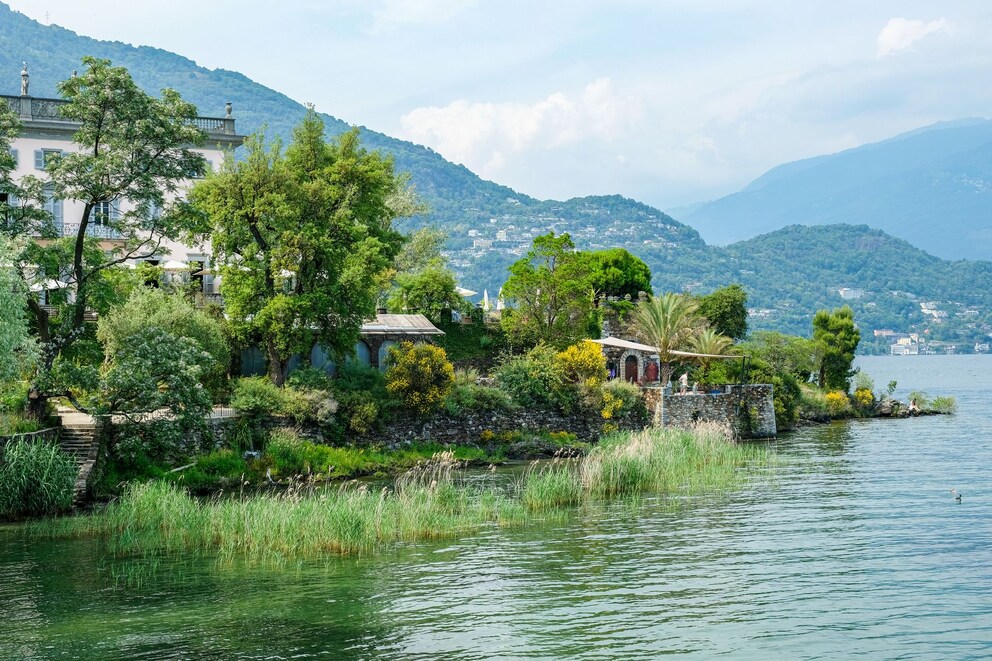 An island in Lake Maggiore
