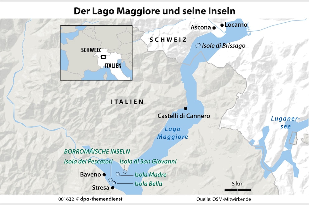 Der Lago Maggiore und seine Inseln