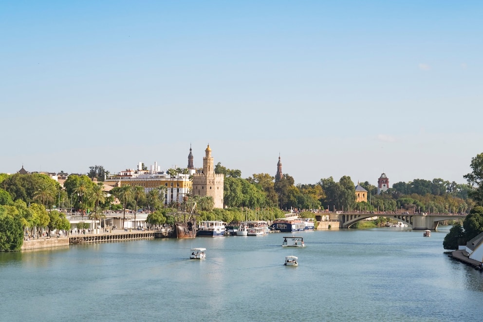 Seville is located on the Guadalquivir River