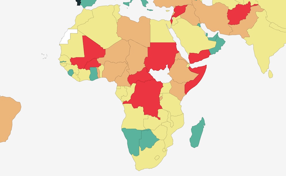 Wo Afrika gefährlich ist – und wo es sicherer wird