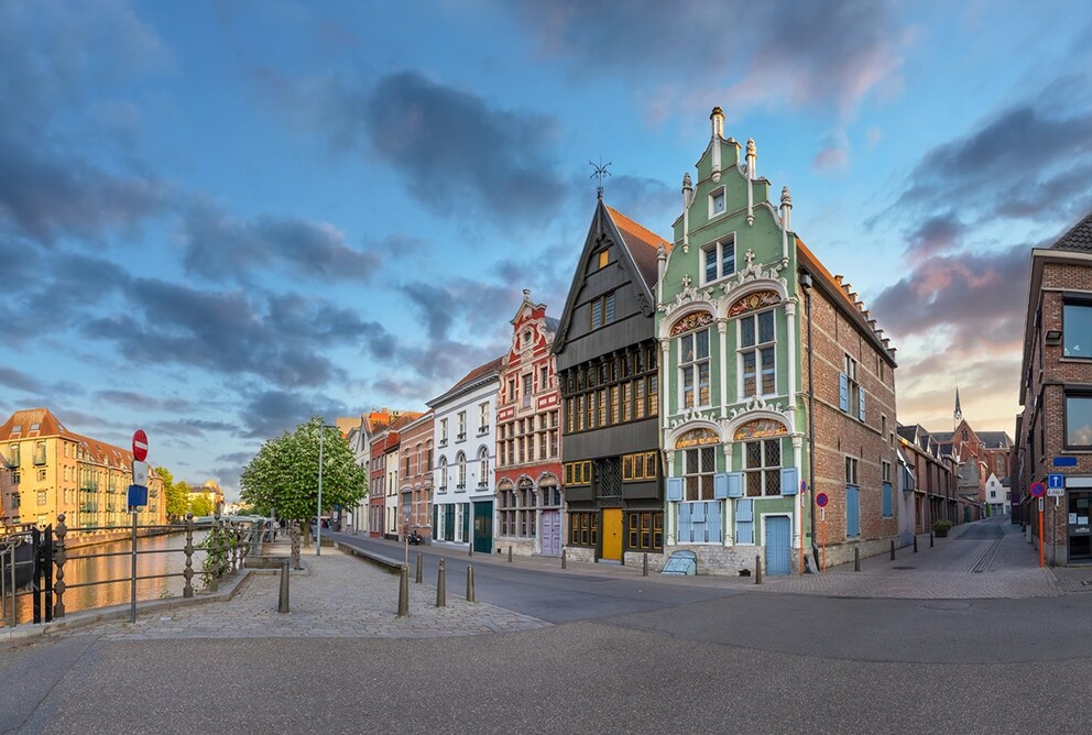 House facade in Mechelen
