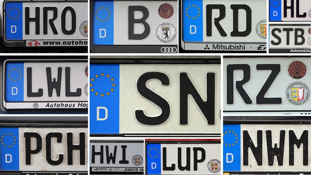 In Deutschland gibt es zahlreiche Autokennzeichen – wie viele davon können Sie der richtigen Stadt zuordnen?