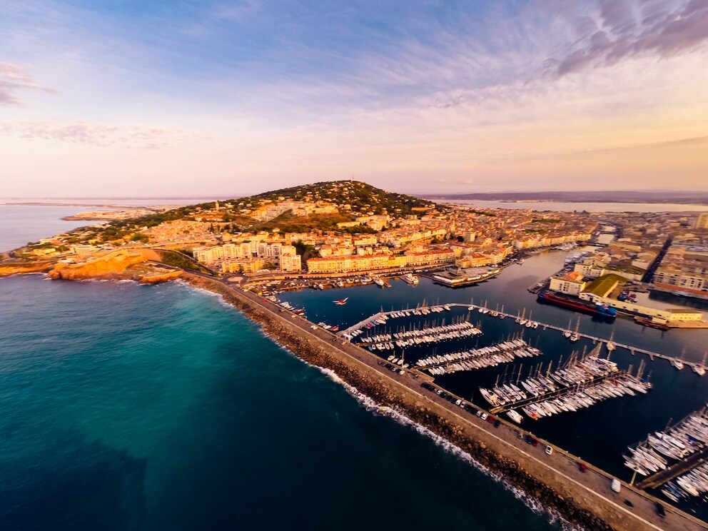 View over Sète