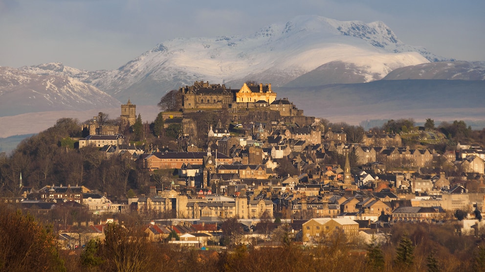 Sicht auf die Stadt Stirling