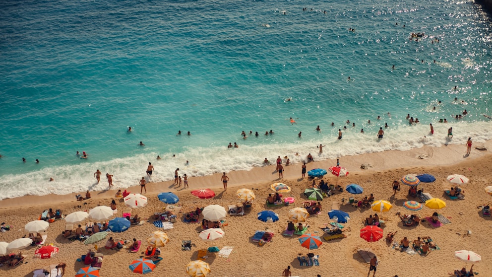 Menschen am Strand