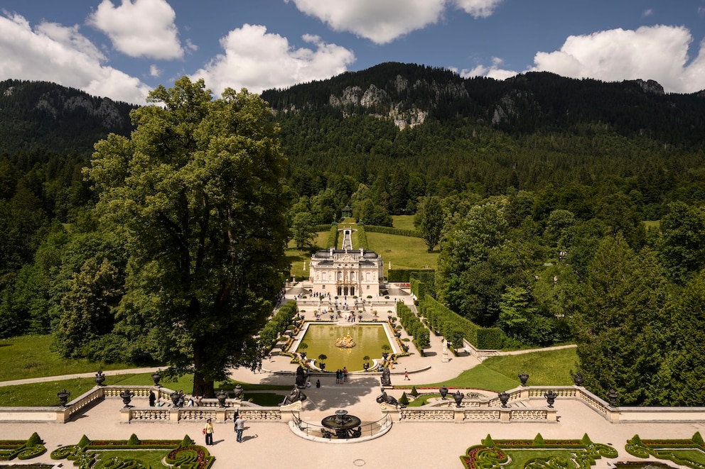 Schloss Linderhof, eine der neuen UNESCO-Welterbestätten
