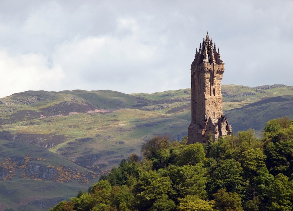 Das Wallace Monument wie ein Berg