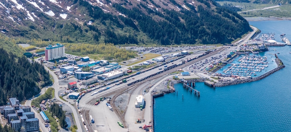 Whittier in Alaska: isolierte Touristenattraktion